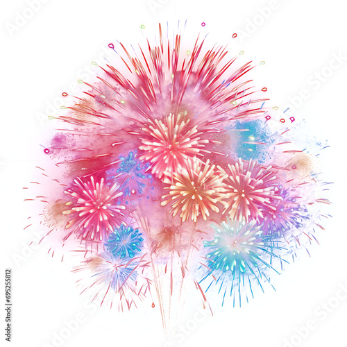 fireworks in the sky