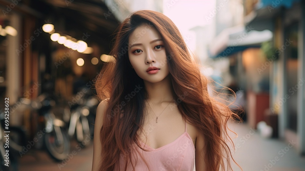 アジア人女性モデル