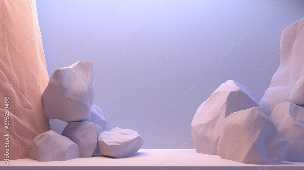abstract pastel soft purple pink color geometric Stone and Rock shape background, minimalist mockup for podium display or showcas abstract pastel soft purple pink color geometric Stone and Rock shape background, minimalist mockup for podium display or showcas