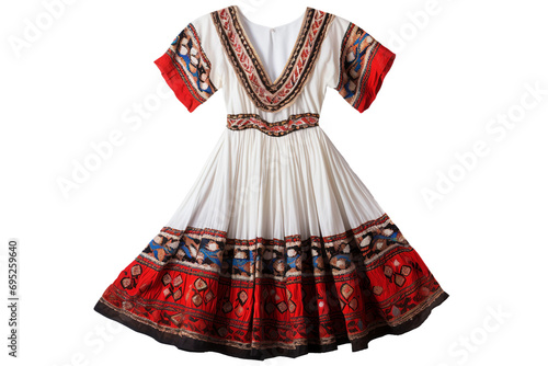 Pashtun Dress Isolated White on a transparent background