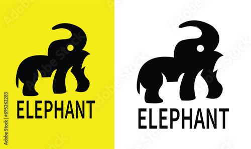 Photography Elephant Logo Design, logo design, elephant logo, logos, animal logo