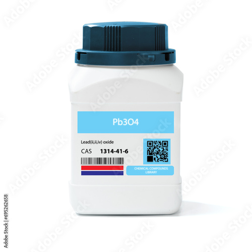 Pb3O4 - Lead(II,IV) oxide. photo