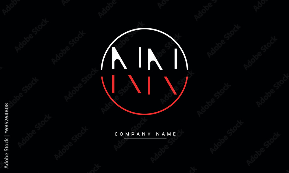 NN Abstract Letters Logo Monogram NN Abstract Letters Logo Monogram