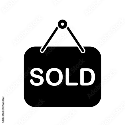 Tag For sale, rent, sold, soldout icon