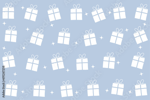 white gift box pattern background add texture to wrapping paper vector