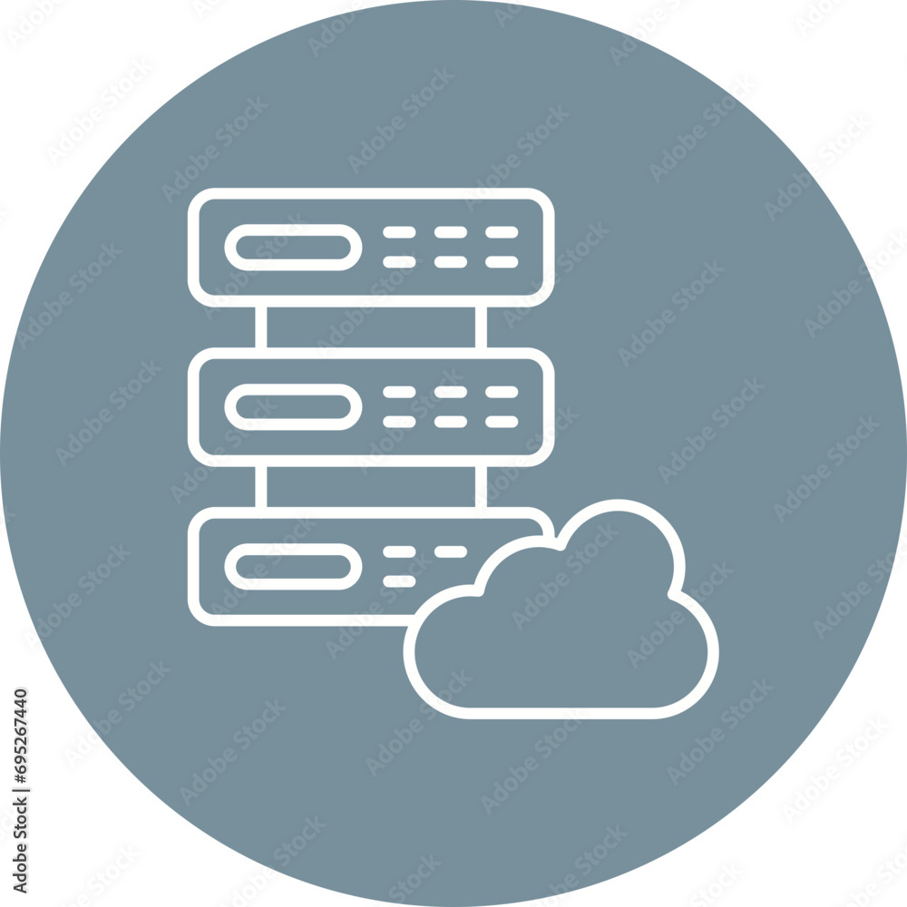 Cloud Storage Icon Cloud Storage Icon