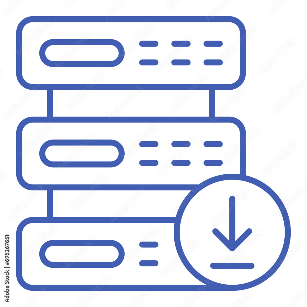 Server Download Icon Server Download Icon