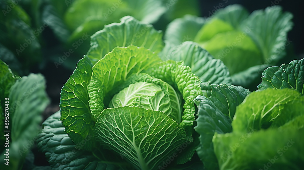 custom made wallpaper toronto digitalA cabbage in the garden