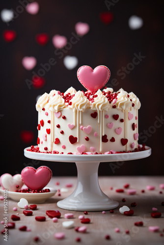 Celebration cake for love celebration of valentine s day 