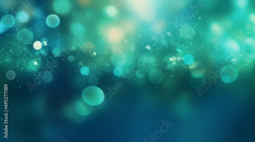 Green blue blurred background