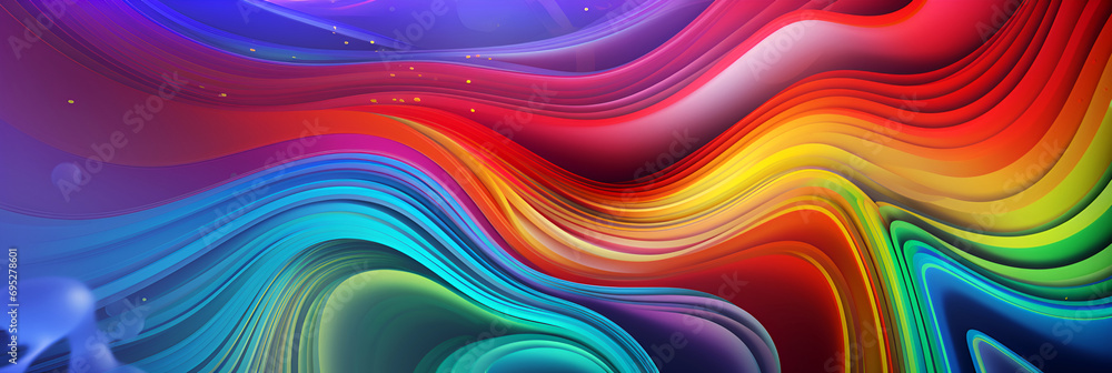 Surreal background design using acid colors and geometric shapes, psychedelic culture. Banner with rainbow background. Surreal background design using acid colors and geometric shapes, psychedelic culture. Banner with rainbow background.