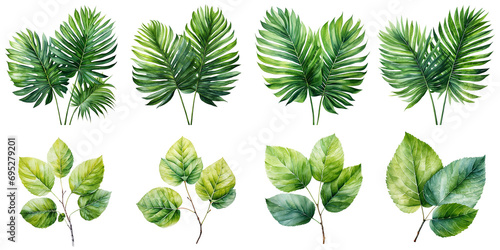 exotic plant leaves Artificial Intelligence Generative