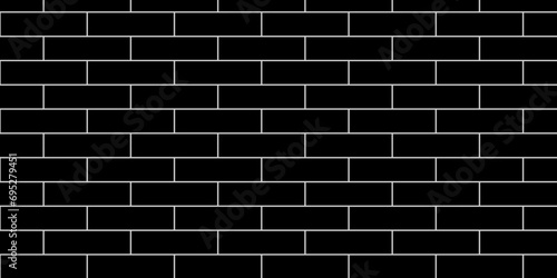 Black brick wall background. Brick wall background. white or dark gray pattern grainy concrete wall stone texture background. 