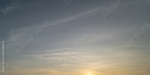 sky and clouds background with sunrise