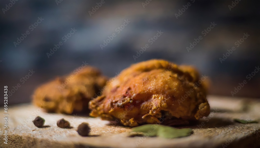 Copy Space image of Breaded chicken Copy Space image of Breaded chicken