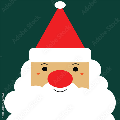 santa claus cartoon for christmas celebration or decoration