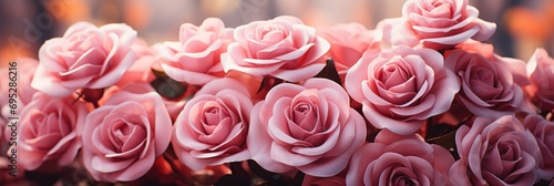 Garden Small Pink Bush Roses Toned   Banner Image For Website  Background  Desktop Wallpaper