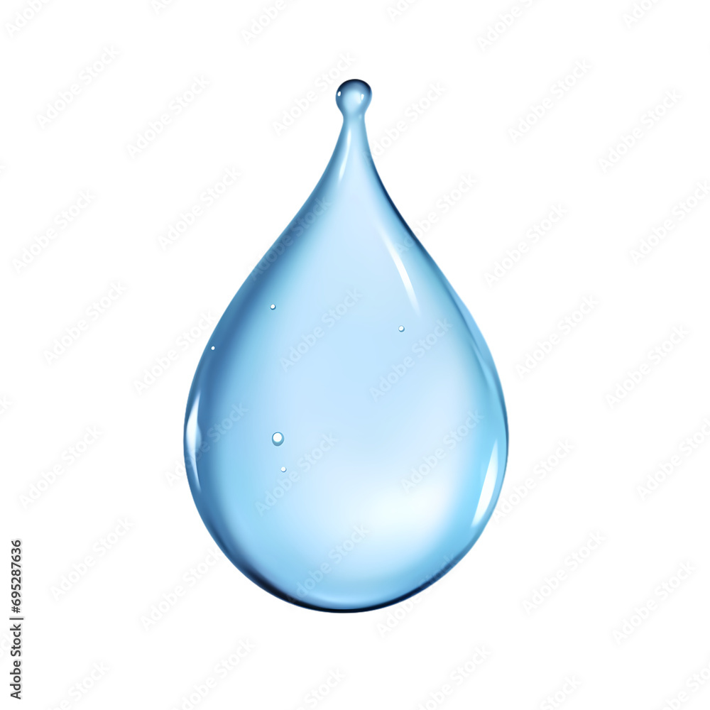 Water drop isolated on transparent background Water drop isolated on transparent background