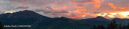 mountain view panorama landscape Poland Zakopane