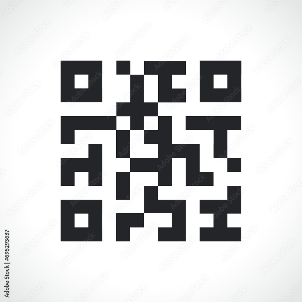 qr code black and white qr code black and white