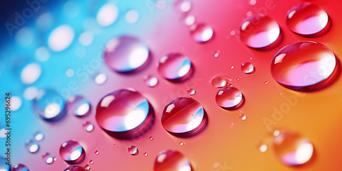 Colorful beautiful advertising background From colorful water drops .Transforming Advertising with Colorful Water Droplets .