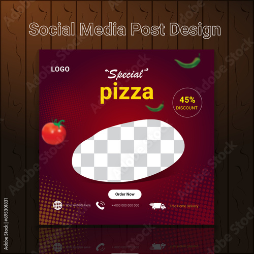 Healthy and Dslicious food meneu design tamplate and social media poat design.pizza design meneu 
