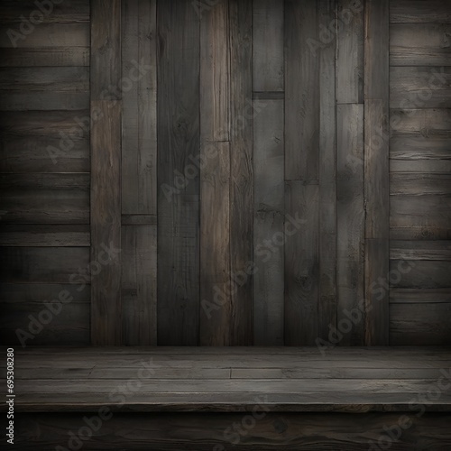 old wooden wall wooden texture wall Ai generated 