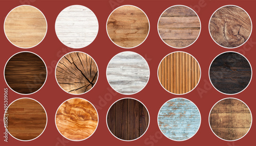 set of wooden texture Social media Highlights cover. 