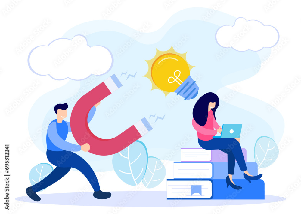 Illustration vector graphic cartoon character of plagiarism Illustration vector graphic cartoon character of plagiarism