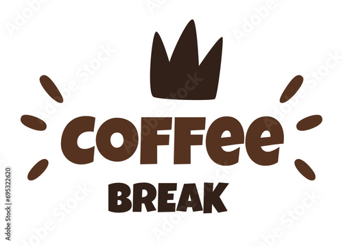 Coffee cups lettering. Phrase about Coffee to go. Typography quote design. Calligraphy style Hot drinks shop promotion