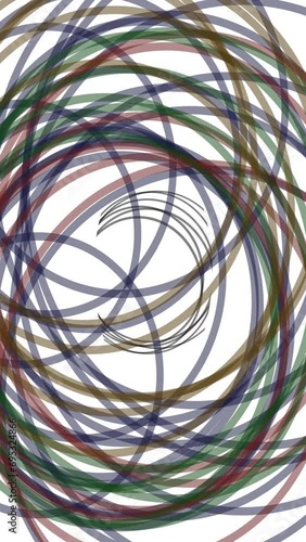 multicolor circle background video