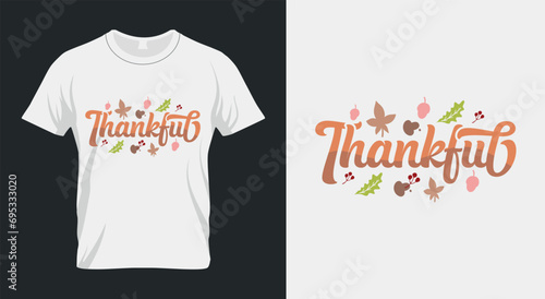 Thankful Thanksgiving SVG Design