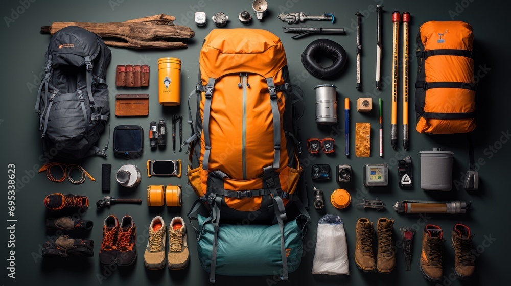 Camping and hiking trips with views from above. and hiking gear, equipment, and accessories for mountain travel. Camping and hiking trips with views from above. and hiking gear, equipment, and accessories for mountain travel.