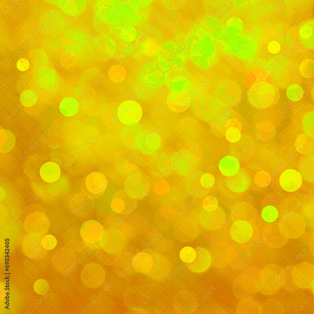 Yellow bokeh background for seasonal, holidays, celebrations and all design works