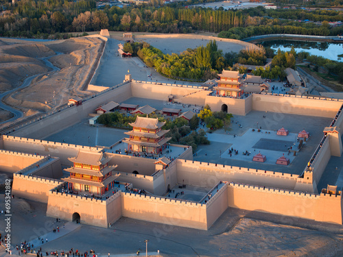 Jiayuguan ancient city in Gansu, China