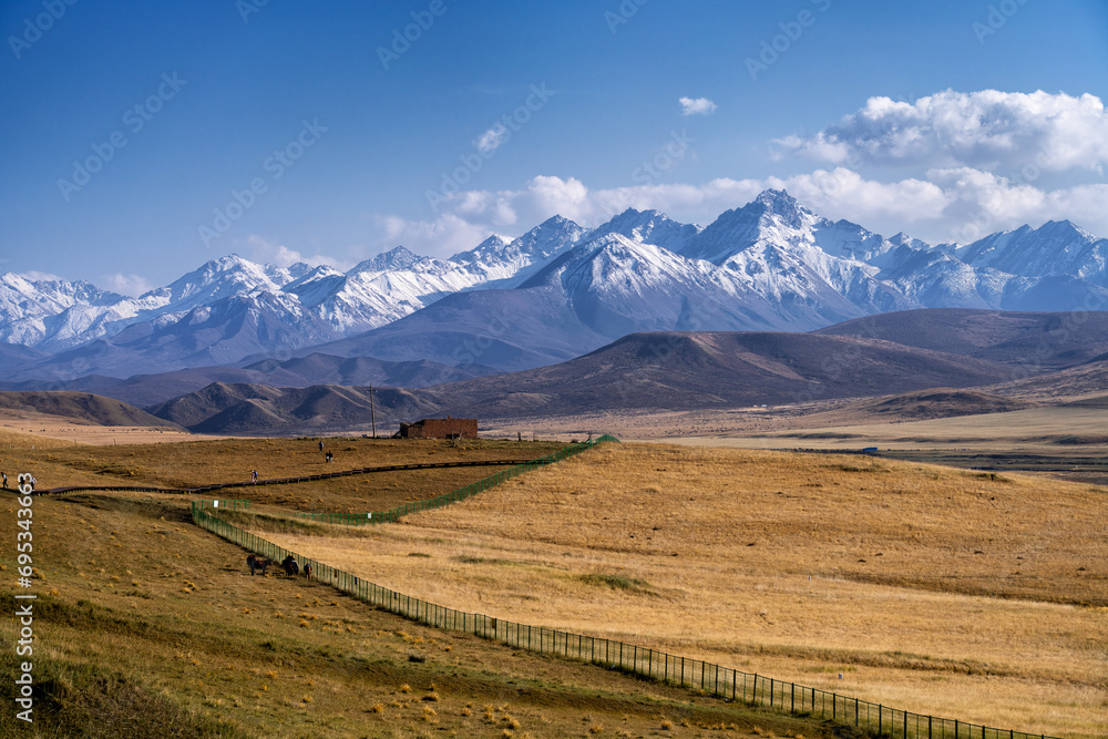 qilian mountains in China