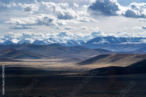 qilian mountains in China photo