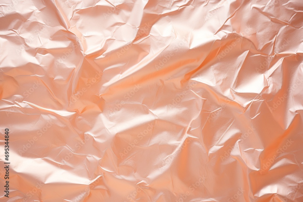 Tinfoil peach fuzz color texture background Tinfoil peach fuzz color texture background