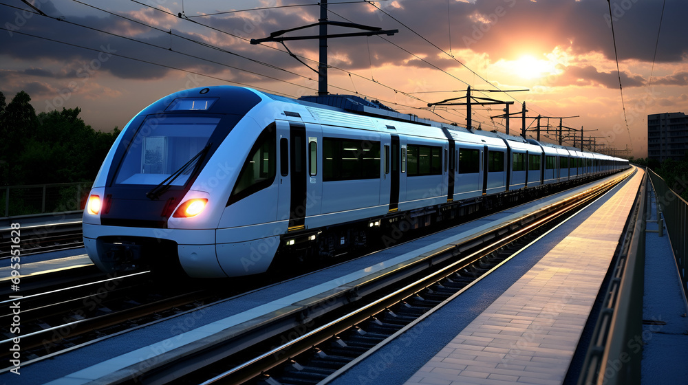 Naklejka premium metro