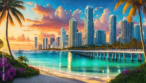 Summertime in Miami photo