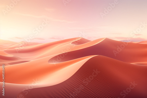 Desert sand dune landscape