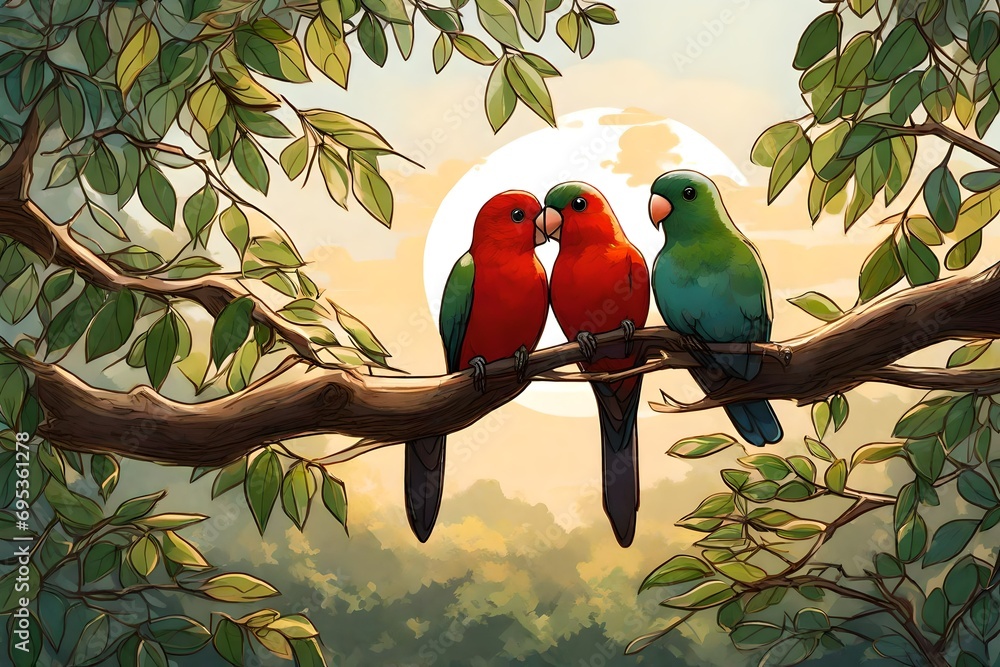 red and yellow macaw