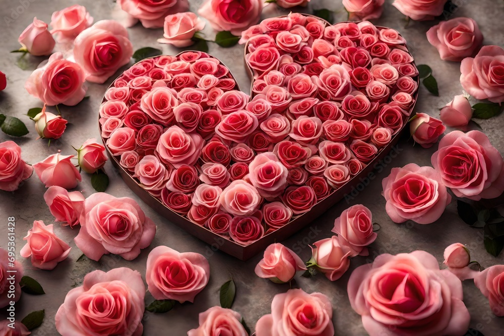 heart of roses