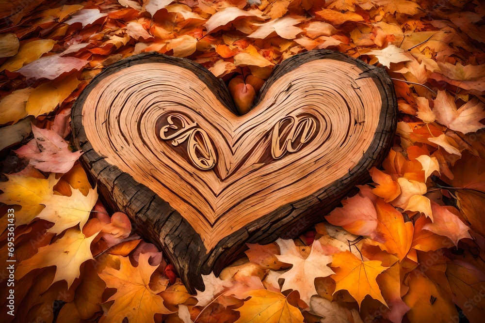 heart of leaves