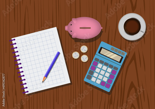 Educación financiera. Gestión económica. Gestión de los ahorros. Hacer cuentas. Economía doméstica. Ahorro