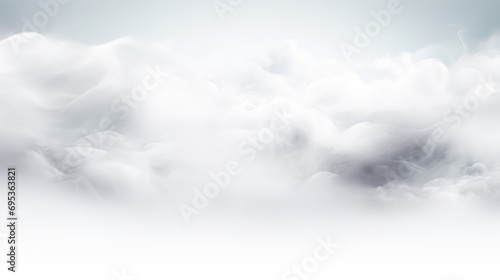 Foggy abstract gray background. Mystical smoke.