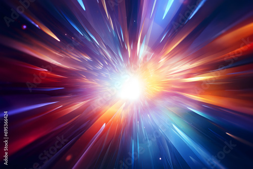 background with rays, bright beams, explosion of light, lights, abstract light background