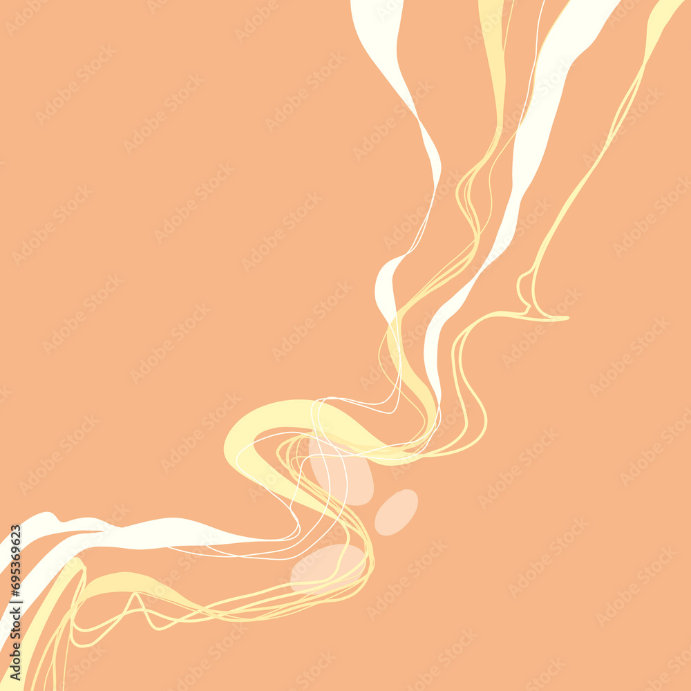 Pre-made flat background of peach shades for branding, social networks, wallpaper, printing. Digital illustration Pre-made flat background of peach shades for branding, social networks, wallpaper, printing. Digital illustration
