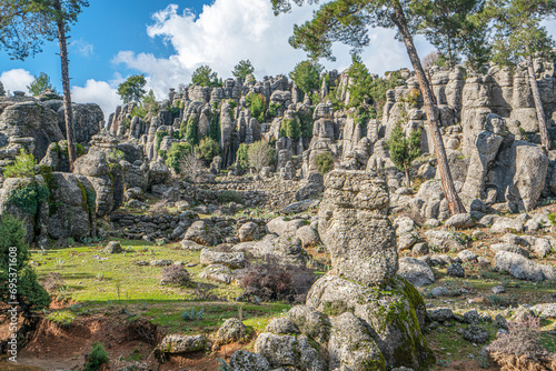 The fantastic view of Adam Kayalar, which means the Man Rocks, resembles several standing men, people have already named them Avatar Land due to their peculiar and fantastic structure. photo