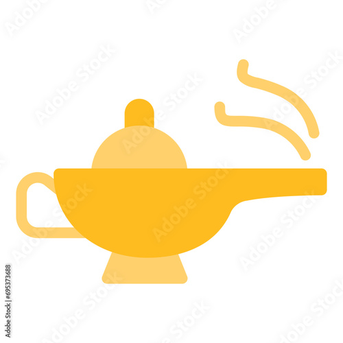 magic lamp islamic icon